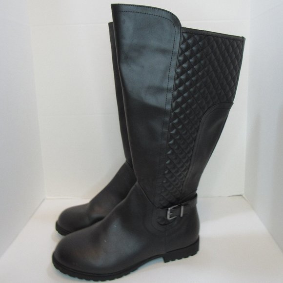 Lane Bryant Shoes - Lane Bryant Black Tall Riding Boots 12 W NEW
